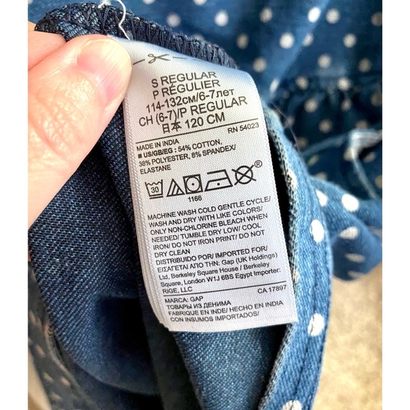 Gap Kids Polka Dot Dress with Pockets - Picture 7 of 9